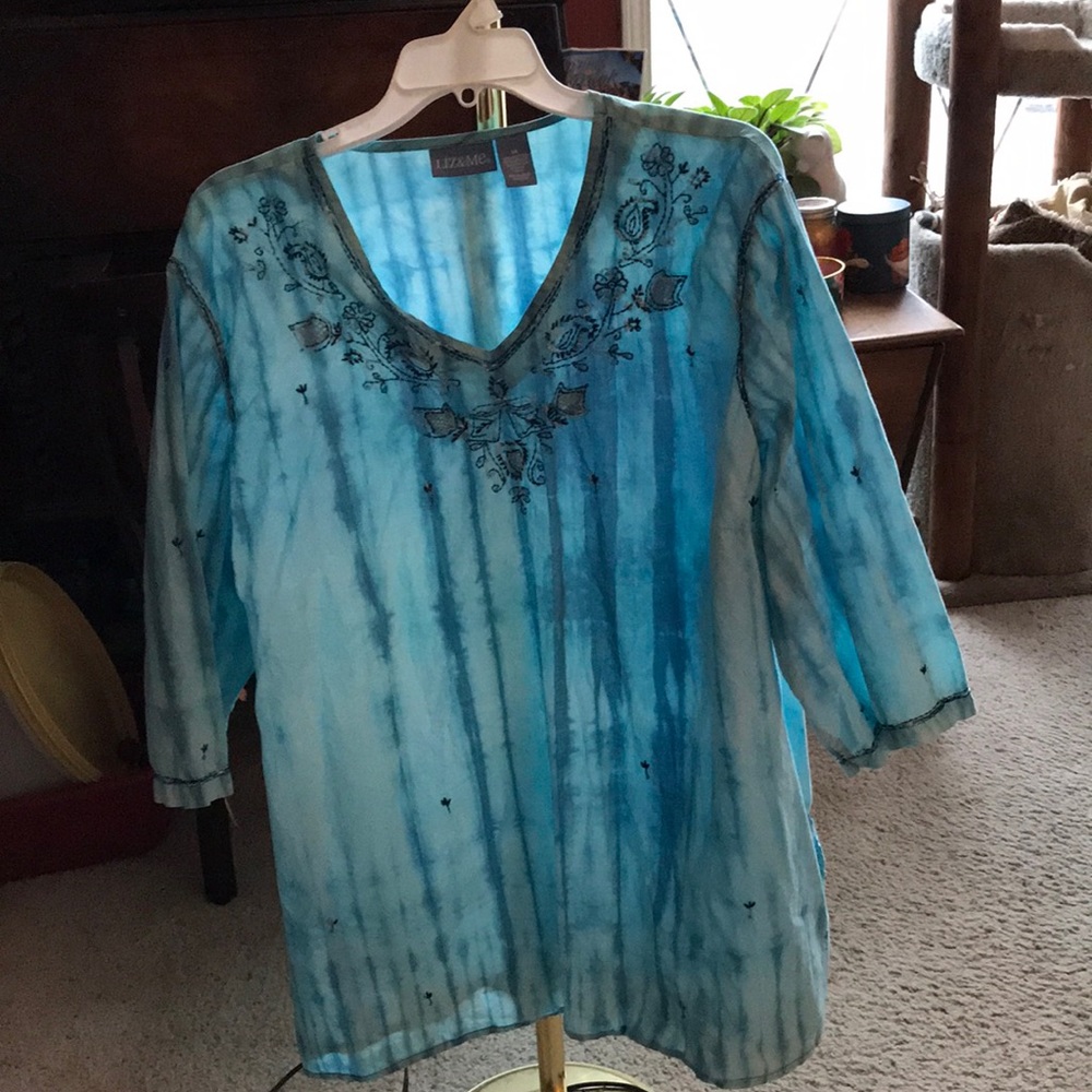 Embroidered top
